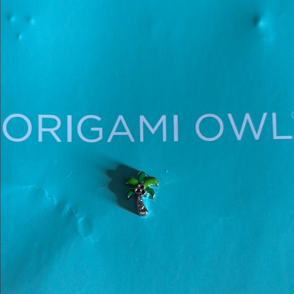 Origami Owl Tropical Palm Tree Charm